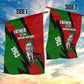 Jomo Kenyatta Garden Flag Patriotic Colors Design and Father of the Kenyan Nation Tribute - African Pride