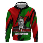 Jomo Kenyatta Hoodie Patriotic Colors Design and Father of the Kenyan Nation Tribute - African Pride