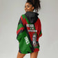 Jomo Kenyatta Hoodie Dress Patriotic Colors Design and Father of the Kenyan Nation Tribute - African Pride