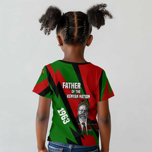 Jomo Kenyatta Kid T shirt Patriotic Colors Design and Father of the Kenyan Nation Tribute - African Pride