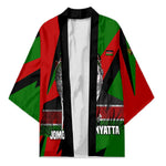 Jomo Kenyatta Kimono Patriotic Colors Design and Father of the Kenyan Nation Tribute - African Pride