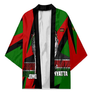 Jomo Kenyatta Kimono Patriotic Colors Design and Father of the Kenyan Nation Tribute - African Pride