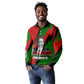 Jomo Kenyatta Long Sleeve Polo Shirt Patriotic Colors Design and Father of the Kenyan Nation Tribute - African Pride