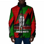 Jomo Kenyatta Padded Jacket Patriotic Colors Design and Father of the Kenyan Nation Tribute - African Pride