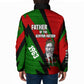 Jomo Kenyatta Padded Jacket Patriotic Colors Design and Father of the Kenyan Nation Tribute - African Pride