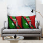 Jomo Kenyatta Pillow Cover Patriotic Colors Design and Father of the Kenyan Nation Tribute - African Pride