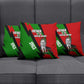 Jomo Kenyatta Pillow Cover Patriotic Colors Design and Father of the Kenyan Nation Tribute - African Pride