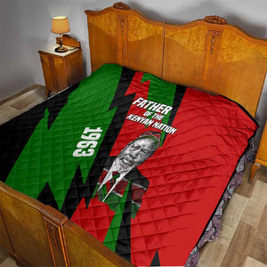Jomo Kenyatta Quilt Patriotic Colors Design and Father of the Kenyan Nation Tribute - African Pride
