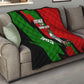 Jomo Kenyatta Quilt Patriotic Colors Design and Father of the Kenyan Nation Tribute - African Pride