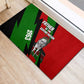 Jomo Kenyatta Rubber Doormat Patriotic Colors Design and Father of the Kenyan Nation Tribute - African Pride