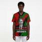 Jomo Kenyatta Scrub Top Patriotic Colors Design and Father of the Kenyan Nation Tribute - African Pride