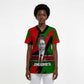 Jomo Kenyatta Scrub Top Patriotic Colors Design and Father of the Kenyan Nation Tribute - African Pride