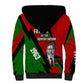 Jomo Kenyatta Sherpa Hoodie Patriotic Colors Design and Father of the Kenyan Nation Tribute - African Pride