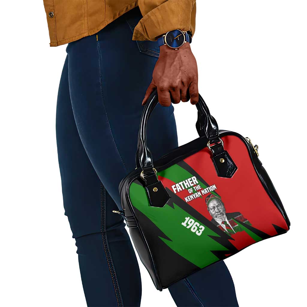 Jomo Kenyatta Shoulder Handbag Patriotic Colors Design and Father of the Kenyan Nation Tribute - African Pride