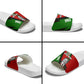 Jomo Kenyatta Slide Sandals Patriotic Colors Design and Father of the Kenyan Nation Tribute - African Pride