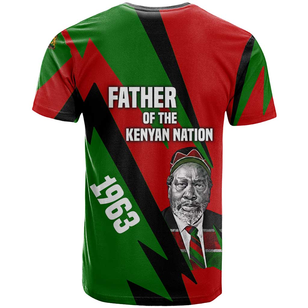 Jomo Kenyatta T shirt Patriotic Colors Design and Father of the Kenyan Nation Tribute - African Pride
