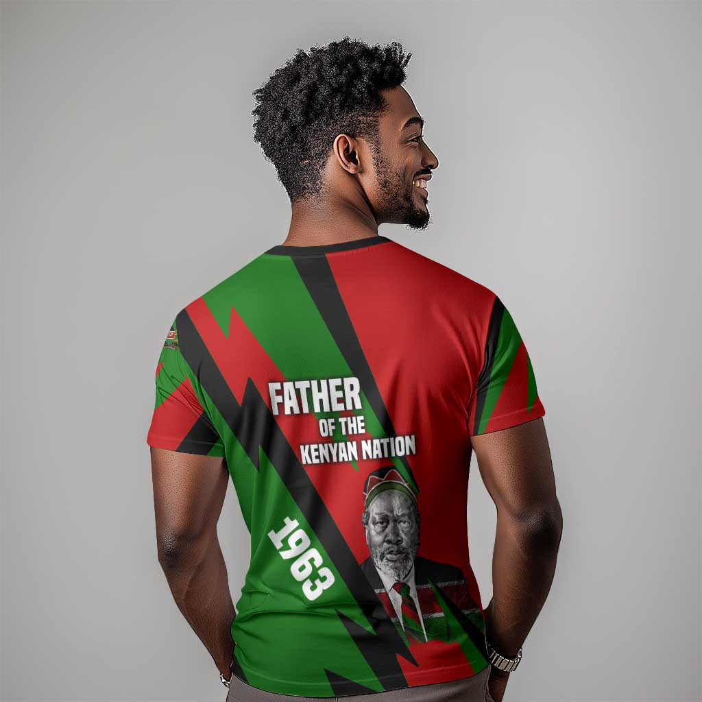 Jomo Kenyatta T shirt Patriotic Colors Design and Father of the Kenyan Nation Tribute - African Pride