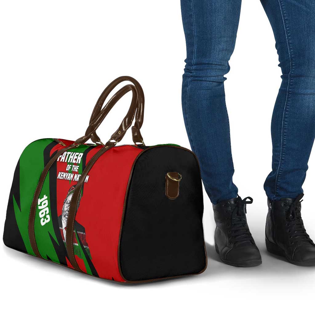 Jomo Kenyatta Travel Bag Patriotic Colors Design and Father of the Kenyan Nation Tribute - African Pride