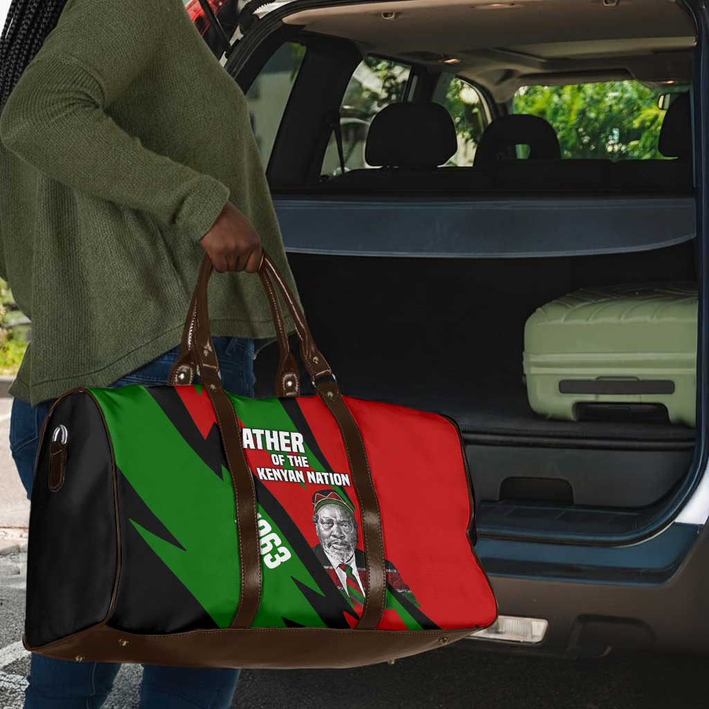 Jomo Kenyatta Travel Bag Patriotic Colors Design and Father of the Kenyan Nation Tribute - African Pride