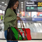 Jomo Kenyatta Travel Bag Patriotic Colors Design and Father of the Kenyan Nation Tribute - African Pride