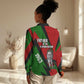 Jomo Kenyatta Women Casual Shirt Patriotic Colors Design and Father of the Kenyan Nation Tribute - African Pride