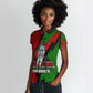 Jomo Kenyatta Women Polo Shirt Patriotic Colors Design and Father of the Kenyan Nation Tribute - African Pride