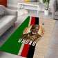 Jomo Kenyatta Area Rug Uhuru and Kenyan Heritage Quote Tribute - African Pride