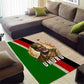 Jomo Kenyatta Area Rug Uhuru and Kenyan Heritage Quote Tribute - African Pride