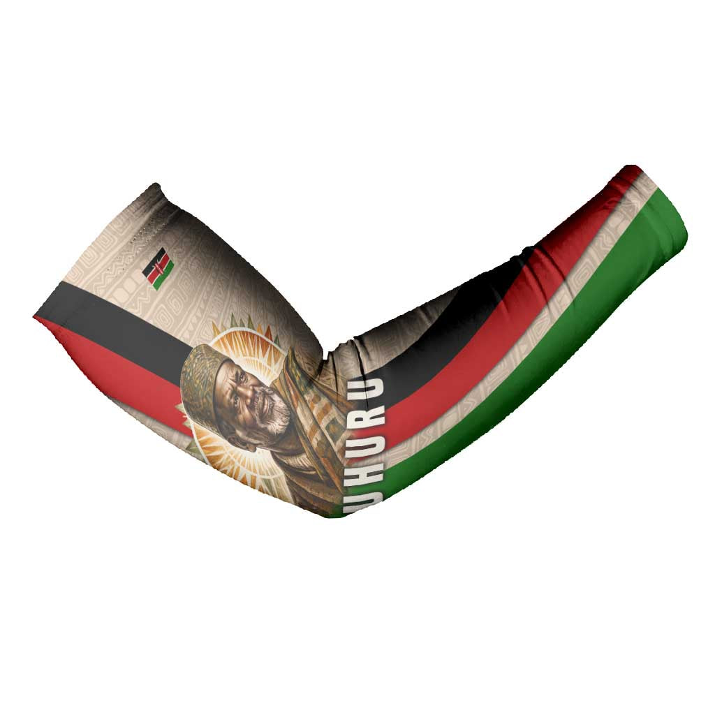 Jomo Kenyatta Arm Sleeves Uhuru and Kenyan Heritage Quote Tribute - African Pride
