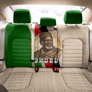 Jomo Kenyatta Back Car Seat Cover Uhuru and Kenyan Heritage Quote Tribute - African Pride