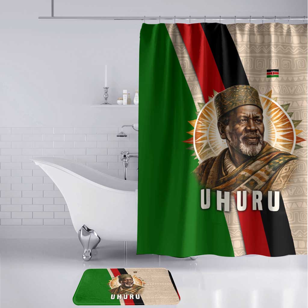 Jomo Kenyatta Bathroom Set Uhuru and Kenyan Heritage Quote Tribute - African Pride