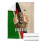 Jomo Kenyatta Blanket Uhuru and Kenyan Heritage Quote Tribute - African Pride