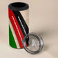 Jomo Kenyatta 4 in 1 Can Cooler Tumbler Uhuru and Kenyan Heritage Quote Tribute - African Pride