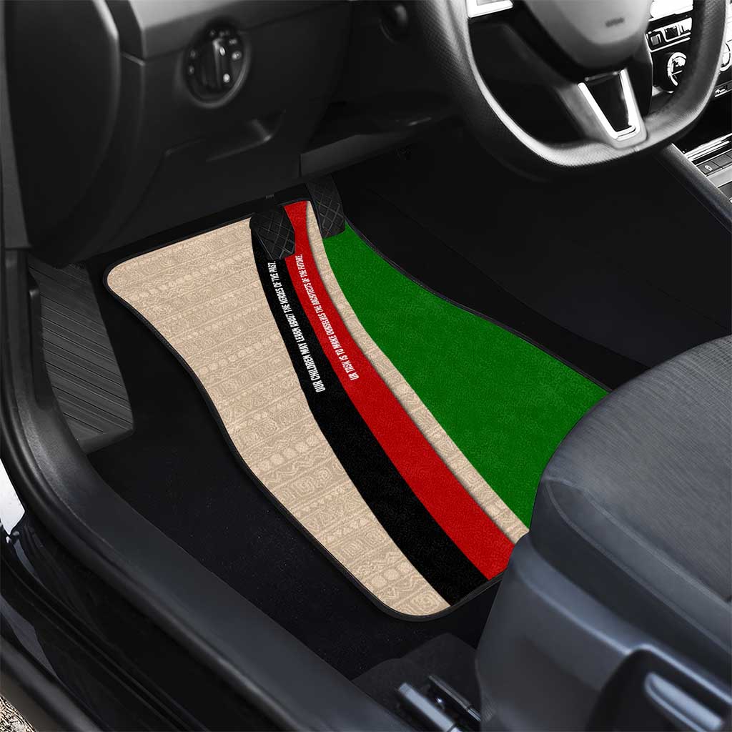 Jomo Kenyatta Car Mats Uhuru and Kenyan Heritage Quote Tribute - African Pride