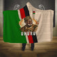Jomo Kenyatta Hooded Blanket Uhuru and Kenyan Heritage Quote Tribute - African Pride