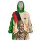 Jomo Kenyatta Kid Wearable Blanket Hoodie Uhuru and Kenyan Heritage Quote Tribute - African Pride