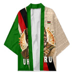 Jomo Kenyatta Kimono Uhuru and Kenyan Heritage Quote Tribute - African Pride