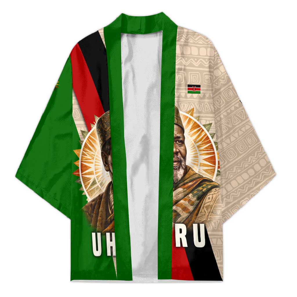 Jomo Kenyatta Kimono Uhuru and Kenyan Heritage Quote Tribute - African Pride