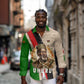 Jomo Kenyatta Long Sleeve Button Shirt Uhuru and Kenyan Heritage Quote Tribute - African Pride