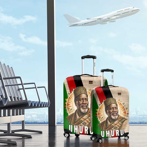 Jomo Kenyatta Luggage Cover Uhuru and Kenyan Heritage Quote Tribute - African Pride