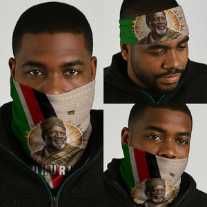 Jomo Kenyatta Neck Gaiter Uhuru and Kenyan Heritage Quote Tribute - African Pride