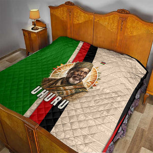 Jomo Kenyatta Quilt Uhuru and Kenyan Heritage Quote Tribute - African Pride