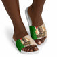 Jomo Kenyatta Slide Sandals Uhuru and Kenyan Heritage Quote Tribute - African Pride