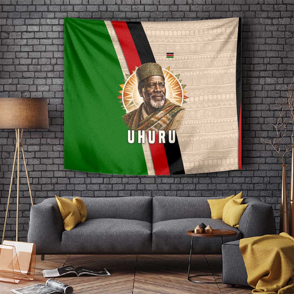 Jomo Kenyatta Tapestry Uhuru and Kenyan Heritage Quote Tribute - African Pride