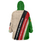 Jomo Kenyatta Wearable Blanket Hoodie Uhuru and Kenyan Heritage Quote Tribute - African Pride
