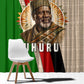 Jomo Kenyatta Window Curtain Uhuru and Kenyan Heritage Quote Tribute - African Pride