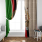 Jomo Kenyatta Window Curtain Uhuru and Kenyan Heritage Quote Tribute - African Pride