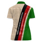 Jomo Kenyatta Women Polo Shirt Uhuru and Kenyan Heritage Quote Tribute - African Pride