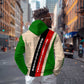 Jomo Kenyatta Zip Hoodie Uhuru and Kenyan Heritage Quote Tribute - African Pride