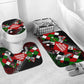 Jomo Kenyatta Bathroom Set with Roots Resistance Renaissance and Kenyan Patchwork Pattern Tribute - African Pride